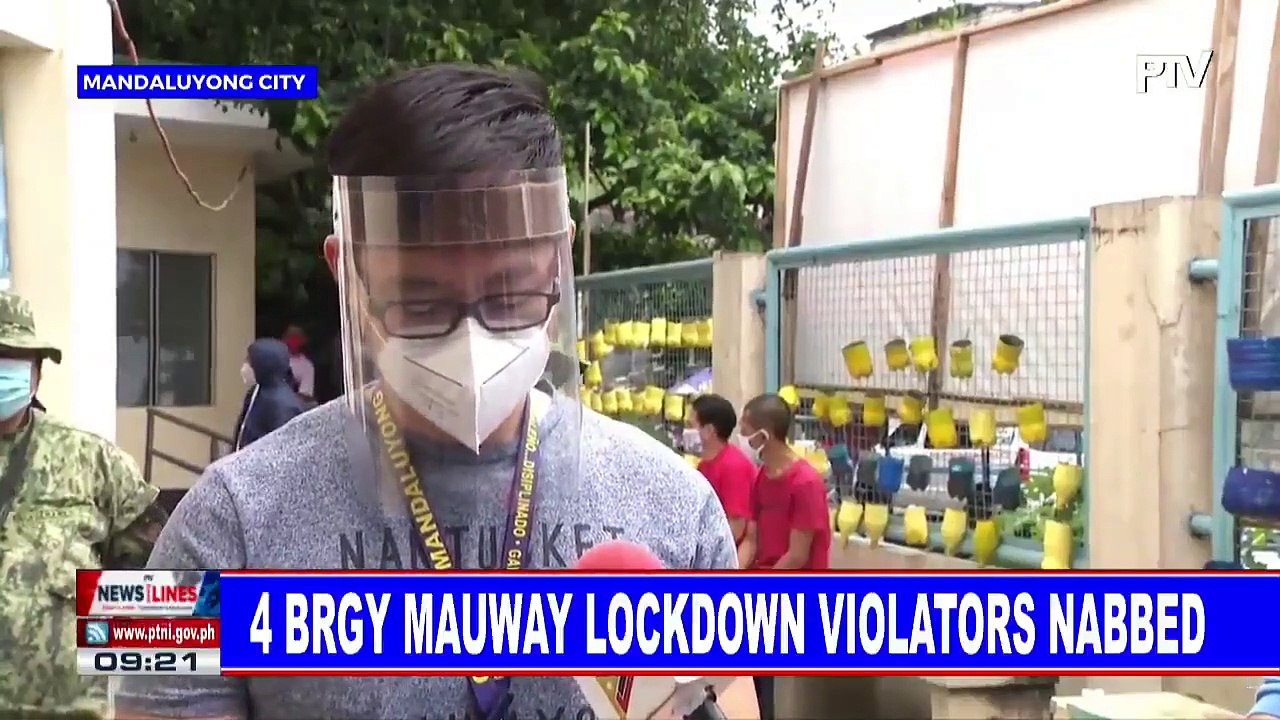 4 Brgy Mauway lockdown violators nabbed