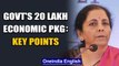 Nirmala Sitharaman announces measures to boost economy: Govt's 20 Lakh economic package | Oneindia