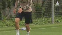 Tercer entrenamiento esta semana del Real Madrid cumpliendo todos los protocolos contra el COVID- 19