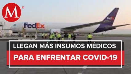 Llega a Toluca segundo vuelo con ventiladores desde EU para covid-19