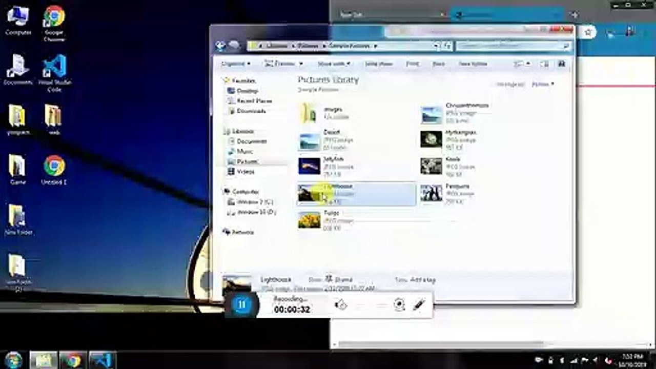 HTML video tutorial-8- image tag image on link