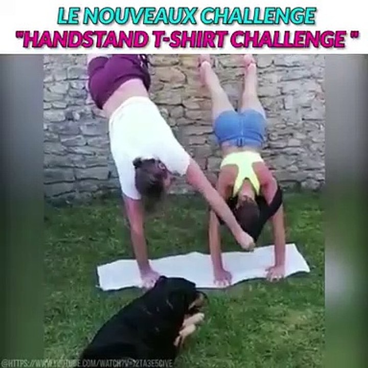 Le «Handstand Tee-shirt Challenge»