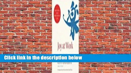 About For Books  Joy at Work: Organizing Your Professional Life  For Free