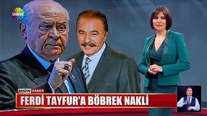 Ferdi Tayfur, oğlunun böbreği ile hayata tutundu
