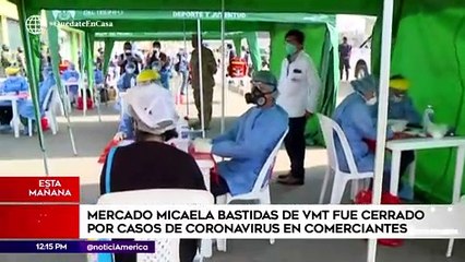 Edición Mediodía: Mercado Micaela Bastidas de VMT fue cerrado