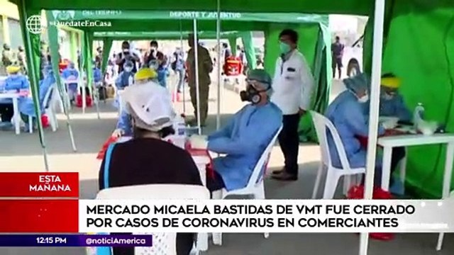 Edición Mediodía: Mercado Micaela Bastidas de VMT fue cerrado