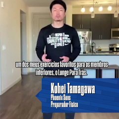 Reverse Lunges with Kohei Tamagawa (Portuguese Subtitles)