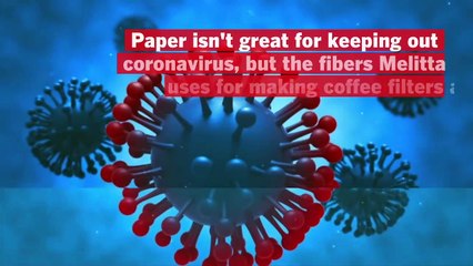 Apparently Coffee Filters Are the Perfect Shape for Face Masks