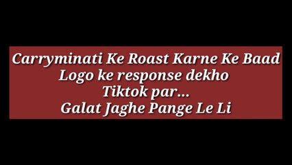 YouTube Vs TikTok || TikTokers React on YouTube Vs TikTok After Carryminati Roast