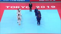 France-Cuba, quart de finale, ChM de judo par équipes mixtes 2019