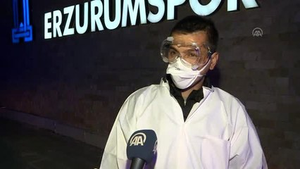 BB Erzurumspor Başkanı Hüseyin Üneş'in Kovid-19 testi açıklaması