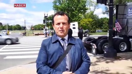 Kamyon sahipleri 12 gündür Beyaz Saray önünde eylemde