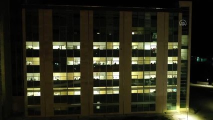 Nevşehir'de karantina yurdundaki vatandaşlara moral konseri