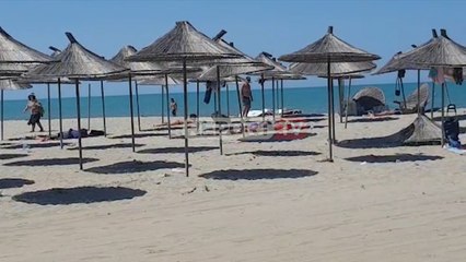 Report TV - Qytetarët harrojnë virusin, shfaqen pushuesit e parë në plazhet e Golemit e të Vlorës