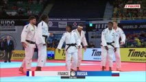 France-Russie, demi-finale, ChM de judo par équipes mixtes 2019