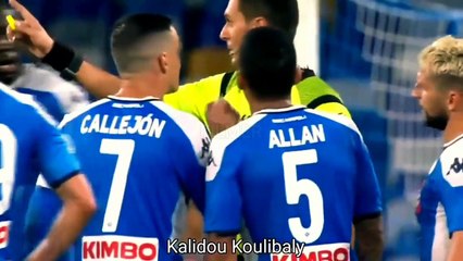 Football Red cards to Top players 2020