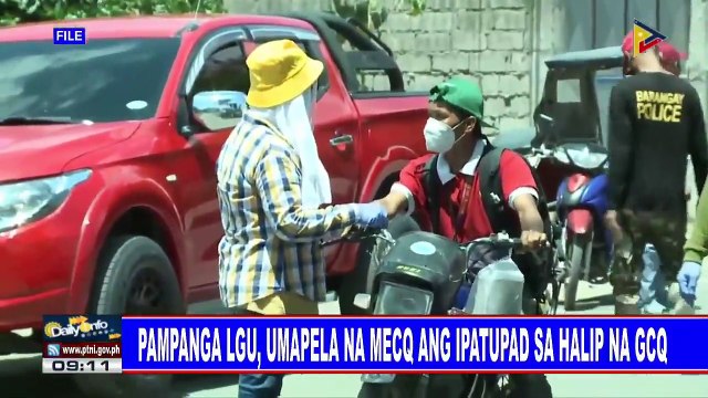 Pampanga LGU, umapela na MECQ ang ipatupad sa halip na GCQ