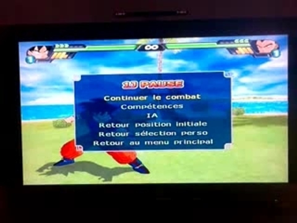 DBZ budokai tenkaichi 3: Goku vs Vegeta