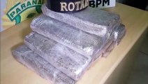 Rotam apreende 8 kg de maconha em Santa Tereza do Oeste