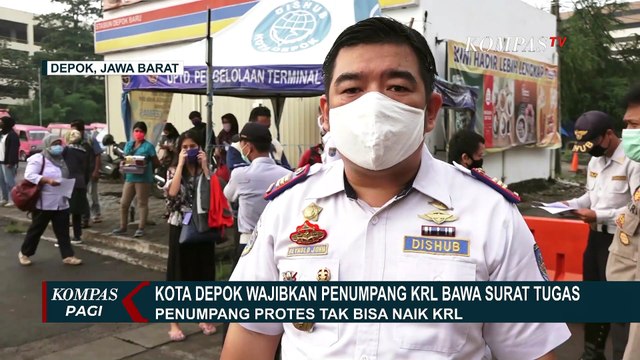 Tidak Bisa Naik KRL Tanpa Surat Tugas, Penumpang Protes