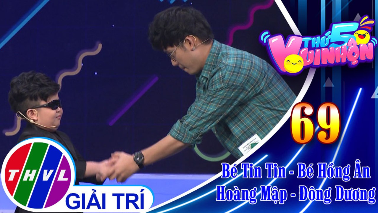 MC Quốc Bảo toát mồ hôi  với màn xuất hiện của “thám tử” Tin Tin và “công chúa” Hồng Ân trong Thứ 5 vui nhộn