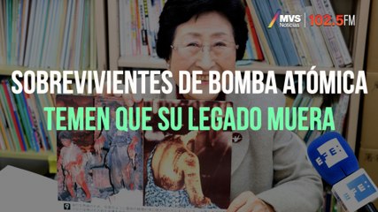 Sobrevivientes de bomba atómica temen que su legado muera