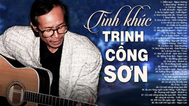 Tình Khúc TRỊNH CÔNG SƠN - Diễm Xưa, Mưa Hồng Dòng Nhạc Tình Ca Xưa Phòng Trà Cực Sầu Về Đêm