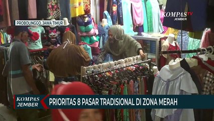 Rapid Test Massal Pedagang Pasar Tradisional di Probolinggo