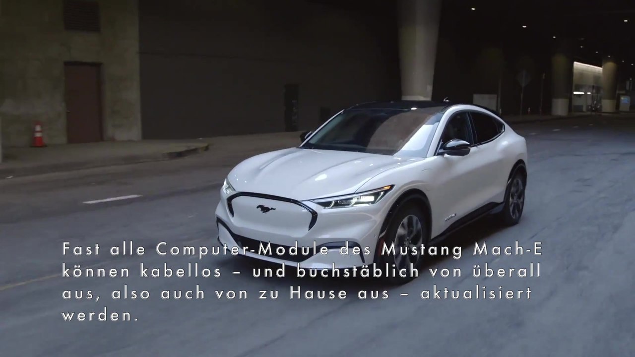 Cloud-Verbindung Sorgt Dafür, Dass Software Des Neuen Ford Mustang Mach-E Stets Aktualisiert Wird