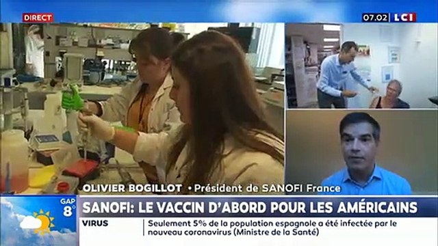 Coronavirus - Les USA prioritaires pour un vaccin - SANOFI France s'explique : L'Europe est moins bien organisée, j'espère qu'elle va en tirer les leçons