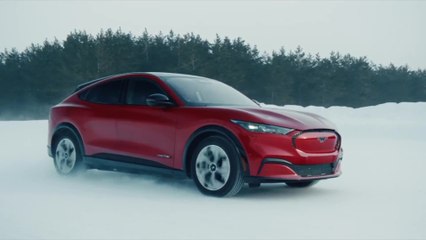 Ford Mustang Mach-E Winter Testing