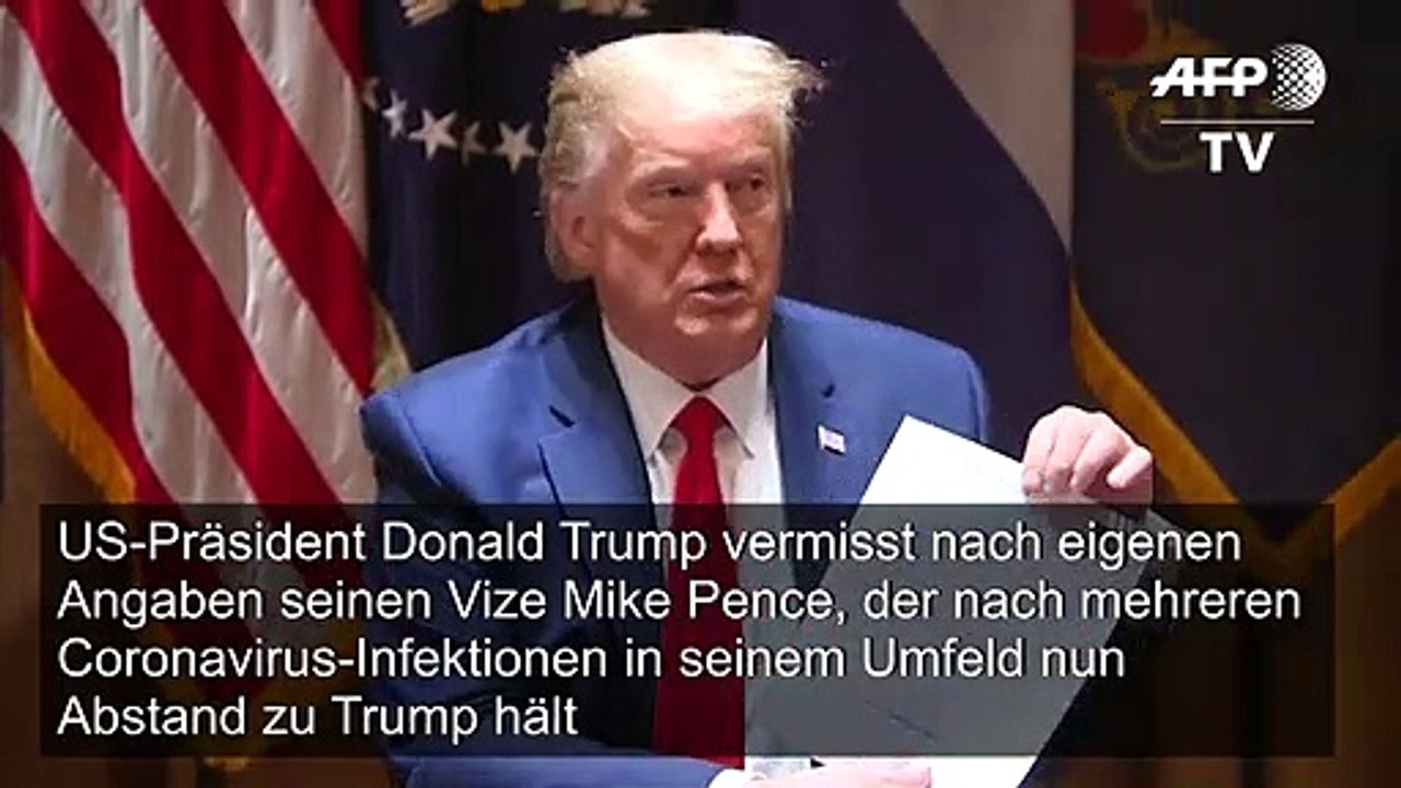 Trump: 'Ich vermisse Mike Pence'
