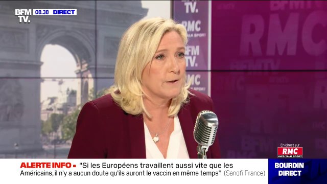 Marine Le Pen: Bien sûr que les masques devraient être gratuits en étant remboursés par la Sécurité sociale