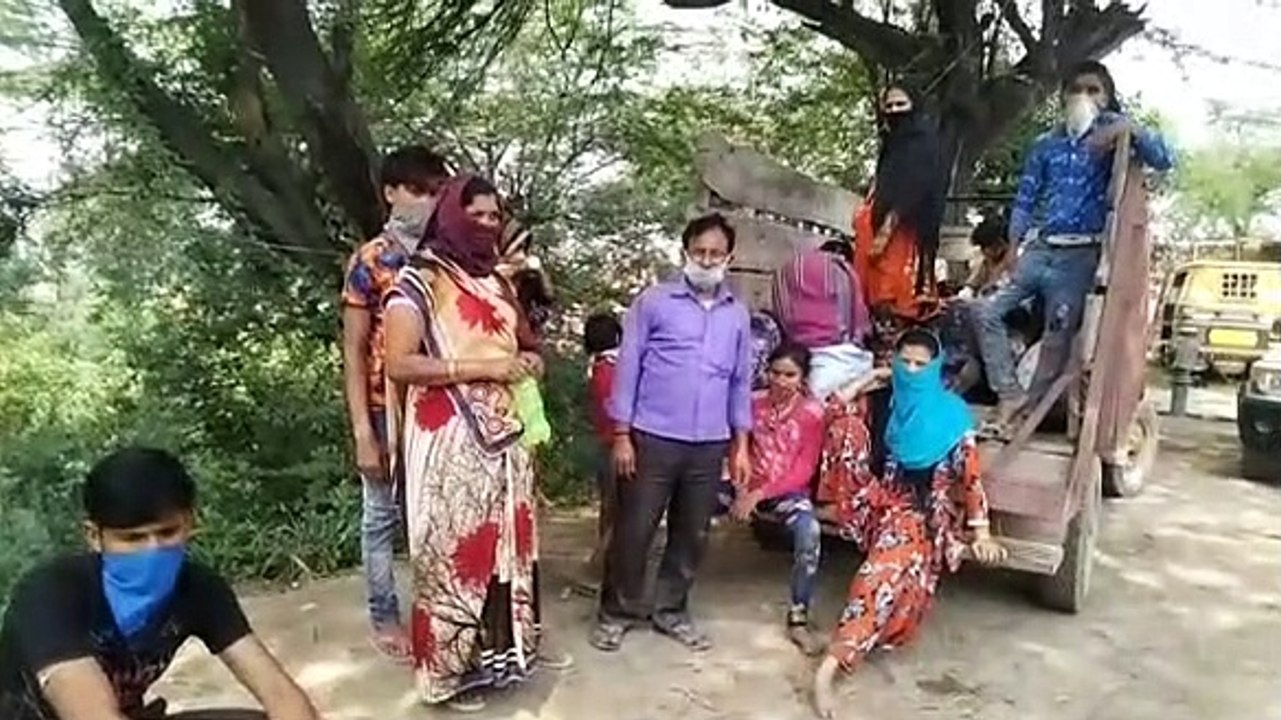 सैकड़ो किमी का सफ़र तय कर छोटे-छोटे बच्चो के साथ निकल पड़े प्रवासी मजदूर, सुनिए क्या कहा