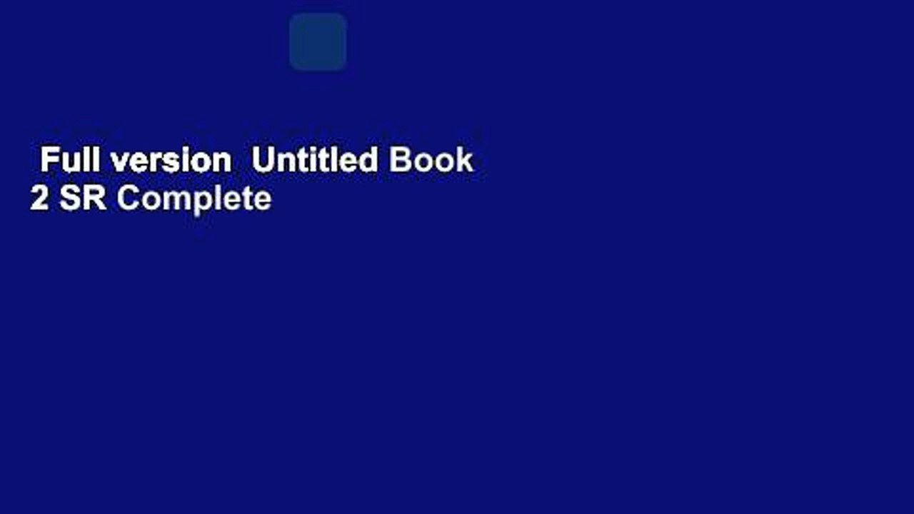 Full version  Untitled Book 2 SR Complete