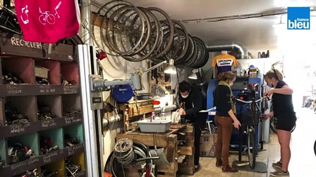 La ruée chez les réparateurs de vélo à Lille