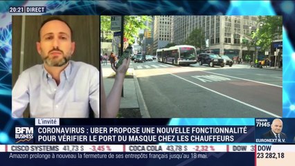 Steve Salom (Uber): Uber propose une nouvelle fonctionnalité pour vérifier le port du masque chez les chauffeurs - 13/05