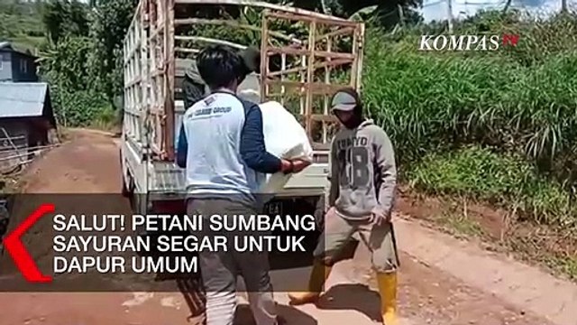Salut! Petani Sumbang Sayuran Segar Untuk Dapur Umum