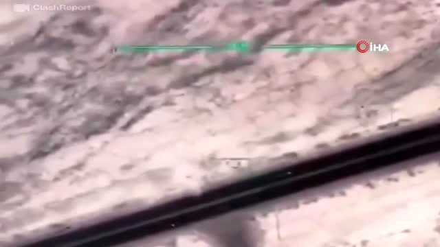 - Hafter milislerine ait lojistik araçların etkisiz hale getirildiği görüntüler yayınlandı
