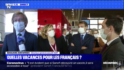 Masques, prise de température ... Edouard Arkwrigh, directeur d'ADP veut "redonner confiance et inviter à retourner dans les aéroports"