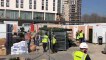 Plants delivered to NHS Nightingale Hospital in London time-lapse
