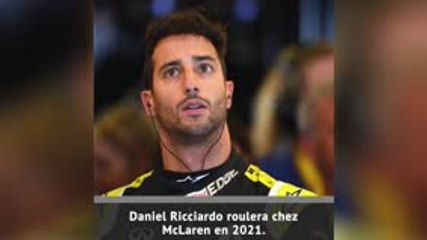 Formule 1 - Ricciardo chez McLaren en 2021