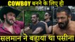 Dashing Salman Khan’s Work Very Hard For ‘Cowboy’ Avatar Tere Bina