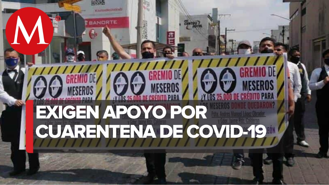 Protestan meseros y taxistas para pedir apoyos a Gobierno