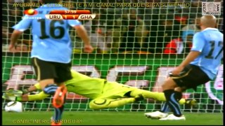 4 Uruguay vs. Ghana SEGUNDO TIEMPO PARTIDO COMPLETO MUNDIAL DE SUDAFRICA 2010 CON PREVIA Y POST ESPAÑOL
