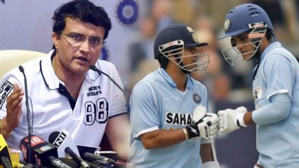 ICC tweets on Ganguly Sachin partnership