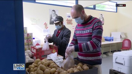 En France, avec la crise du covid-19, l'aide alimentaire a été multipliée par deux