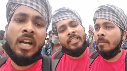 ಒಂದು ದಿನದಿಂದ ಊಟ ಮಾಡಿಲ್ಲ , ನಡೆಯುತ್ತಿಲ್ಲ ಎಂದು ವಿಡಿಯೋ ಹಂಚಿಕೊಂಡ ಯುವಕ| To Bengal By Walk | Migrant worker