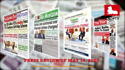 CAMEROONIAN PRESS REVIEW OF MAY 14, 2020