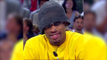 Dennis Rodman à "Nulle Part Ailleurs" sur CANAL+ en septembre 1997